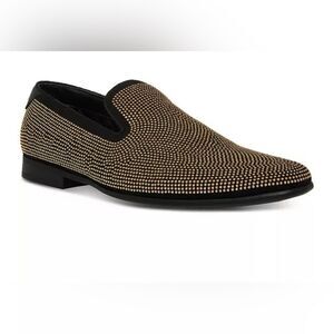 Men’s Steve Madden Mezmoryze Beaded Smoking Slipper Loafer, 11.5, New with box